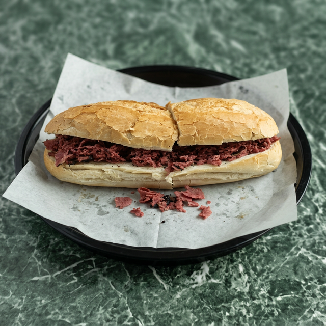 Hot Pastrami Sub.