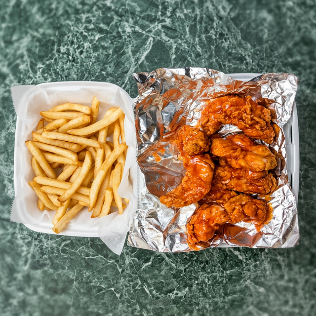 Buffalo Fingers Dinner.