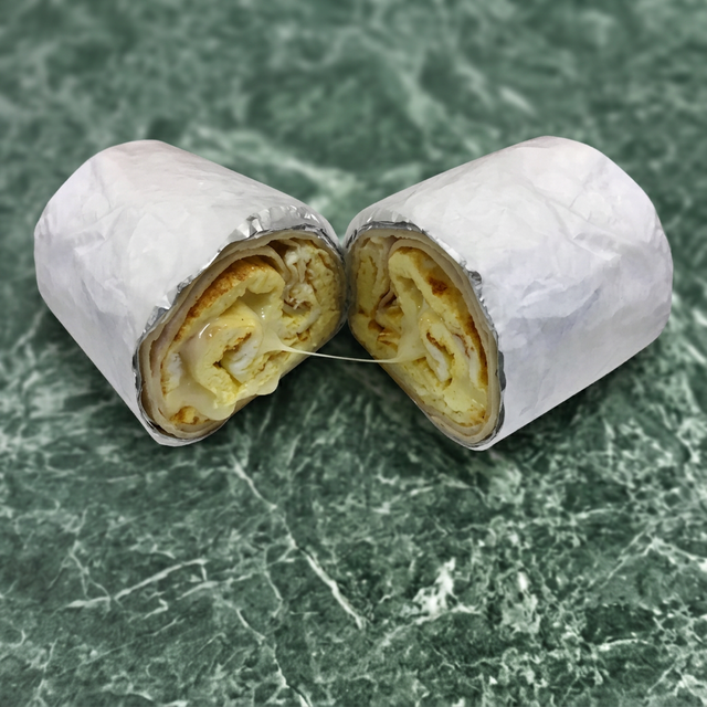 Cheese Omelette Wrap.