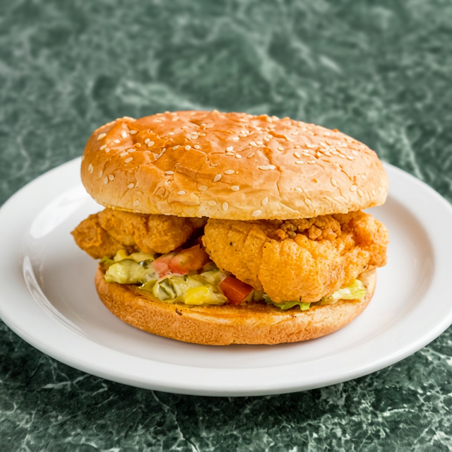 Fish Burger.