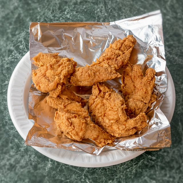 Chicken Fingers Dinner.