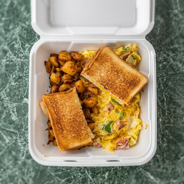 Ham & Cheese Omelette.